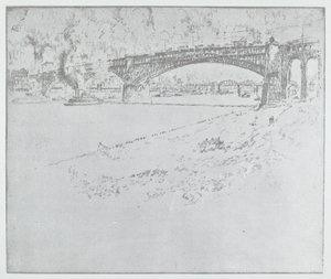 Die Eads-Brücke, St. Louis von Joseph Pennell