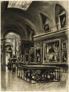 Die große Galerie des Prado von Joseph Pennell