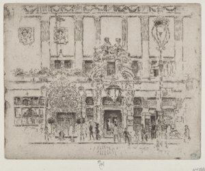 Das Institut, Piccadilly von Joseph Pennell