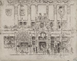 Das Institut, Piccadilly, 1906 von Joseph Pennell