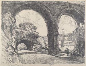Der Tunnel im Park, 1912