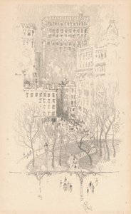 Union Square von Joseph Pennell