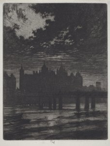 Whitehall Court von Joseph Pennell