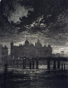 Whitehall Court in London von Joseph Pennell