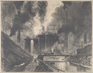 Werkburgen, Wolverhampton von Joseph Pennell