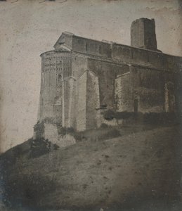 Toscanella Kirche von S. Pietro, Apsis, 1842 von Joseph Philibert Girault De Prangey