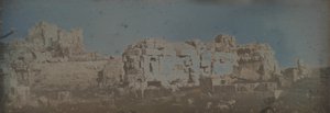 Hexagonaler Hof, Tempel des Jupiter, Baalbek, 1843