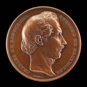 Charles de Brouckère, Bürgermeister von Brüssel 1848 [Vorderseite] von Joseph Pierre Braemt