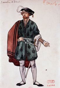 Kostüm für die Figur des Faust in 