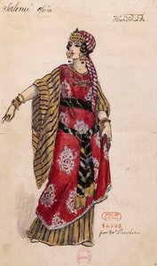 Herodias für Salome, von Richard Strauss, aufgeführt in der Oper Garnier in Paris, 3. Mai