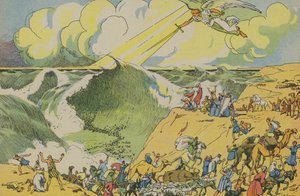 Moses überquert das Rote Meer von Joseph Porphyre Pinchon