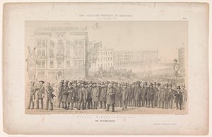 Umzug der Buchhändler in Hamburg von Joseph Puschkin