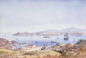 Korfu von der Insel Vidho, 1789