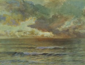 Sonnenuntergang in Seascale
