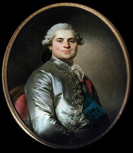 Porträt des Grafen der Provence (1755-1824), der später Louis XVIII wurde