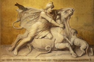 Der unbesiegbare Gott Mitra, spätes 19. bis frühes 20. Jahrhundert von Joseph Stallaert