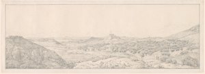 Panorama in Richtung Athen vom Garten der Aphrodite von Joseph Thürmer