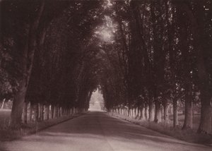 Allee, Château de Grand-Vaux, Savigny-sur-Orge, das Familienheim von Vigier von Joseph Vigier
