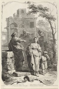 Abraham verabschiedet Hagar von Joseph Wagner