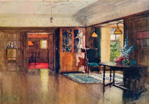 The Orchard, Harrow: Das Esszimmer, um 1880-1903, 1903 von Joseph Walter West