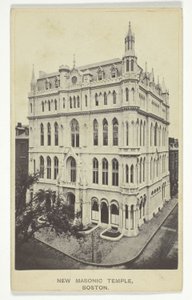 Neuer Freimaurertempel, Boston von Joseph Ward