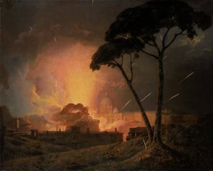 Das jährliche Girandola im Castel Sant