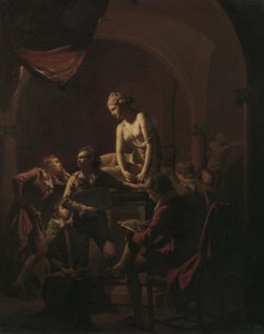 Akademie bei Lampenlicht