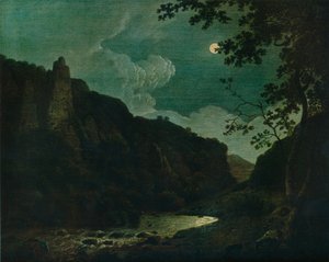 Dovedale bei Mondschein, 1784