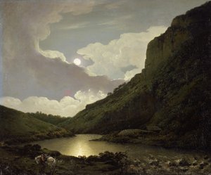 Matlock Tor bei Mondlicht, ca. 1777-80