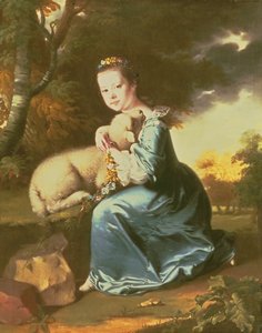 Miss Frances Warren, frühe 1760er von Joseph Wright of Derby