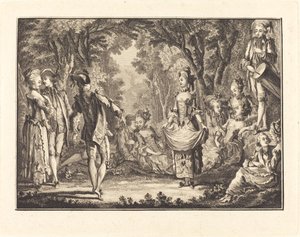 Ländertanz von Joseph de Longueil after Charles Eisen