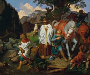 Rudolf von Habsburg und der Priester von Joseph von Fuhrich