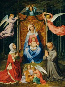 Waldesruhe (Madonna mit Kind, hl. Adelheid und hl. Franziskus) von Joseph von Fuhrich