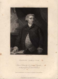 Charles James Fox (1749-1806), graviert von John William Cook