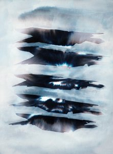 Ätherische blaue Streifen