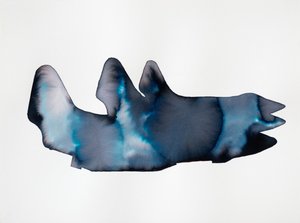 Fließende blaue Kreatur von Joshua Hoskins