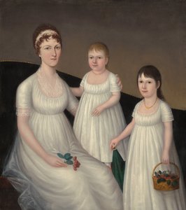 Grace Allison McCurdy (Mrs. Hugh McCurdy) und ihre Töchter, Mary Jane und Letitia Grace von Joshua Johnson