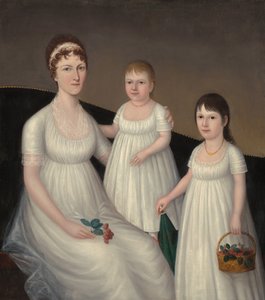 Grace Allison McCurdy Mrs. Hugh McCurdy und ihre Töchter, Mary Jane und Letitia Grace, um 1806 von Joshua Johnson