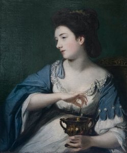 Kitty Fisher als Cleopatra