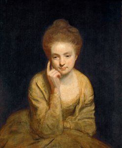 Neoklassizismus: Porträtstudie einer jungen Dame von Joshua Reynolds