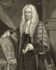 Porträt von Henry Fox, 1. Baron Holland (1705-74), graviert von Henry Robinson
