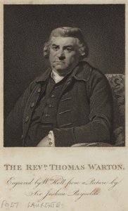 Porträt von Thomas Warton von Joshua Reynolds