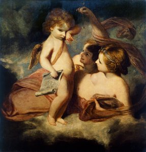 Venus tadelt Amor für das Erlernen des Rechnens