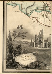 D1, Cleckheaton & Gravur des West End von Kirkstall Abbey