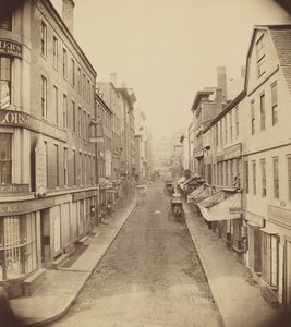 School Street, Boston, 1850er Jahre von Josiah Johnson Hawes