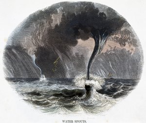 Wasserhosen, aus Phänomene der Natur, 1849