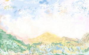 Sanfte Pastelllandschaft