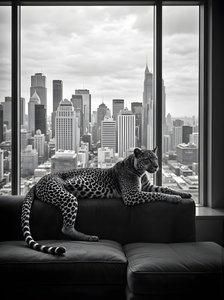 Städtische Leopardenansicht von Josie George