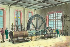 Maschine mit dem Corliss-System