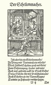 Der Glockenmacher (Stich) von Jost (after) Amman
